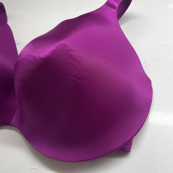 Cacique Purple Smooth Lightly  Lined Full Coverage Underwire Bra Size 44H - Picture 3 of 14